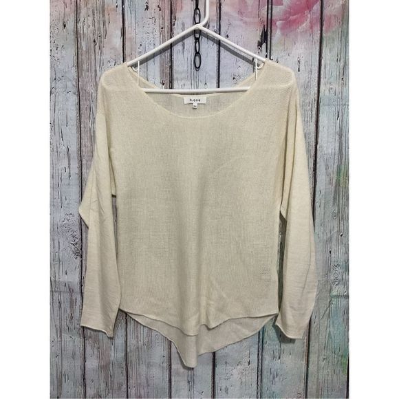 h. One Cream Wool Blend Soft Sweater Size XS ❤️💕 - Picture 7 of 11